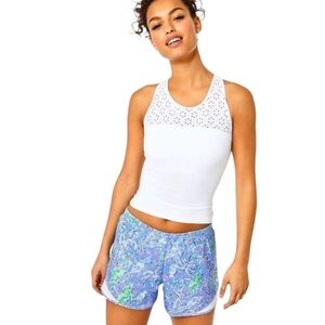 Lilly Pulitzer Ocean Trail Luxletic Shorts Women’s XS The Turtle Package
